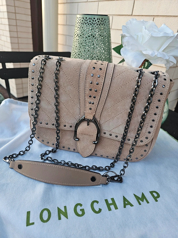 Sac Longchamp en daim