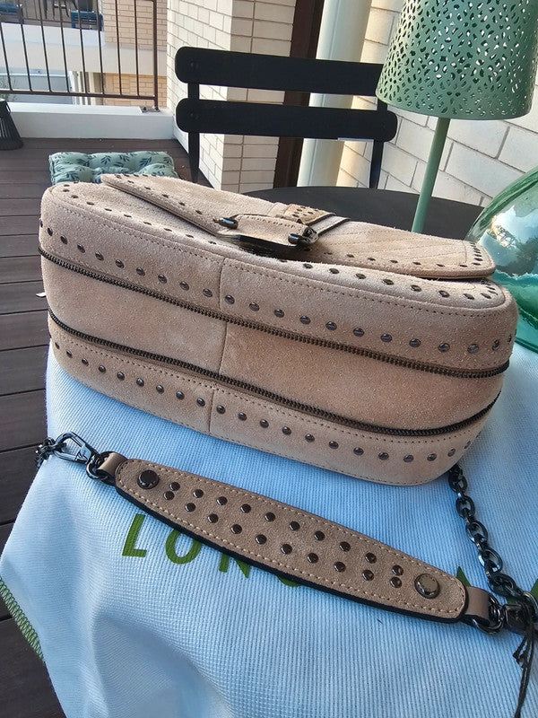 Sac Longchamp en daim