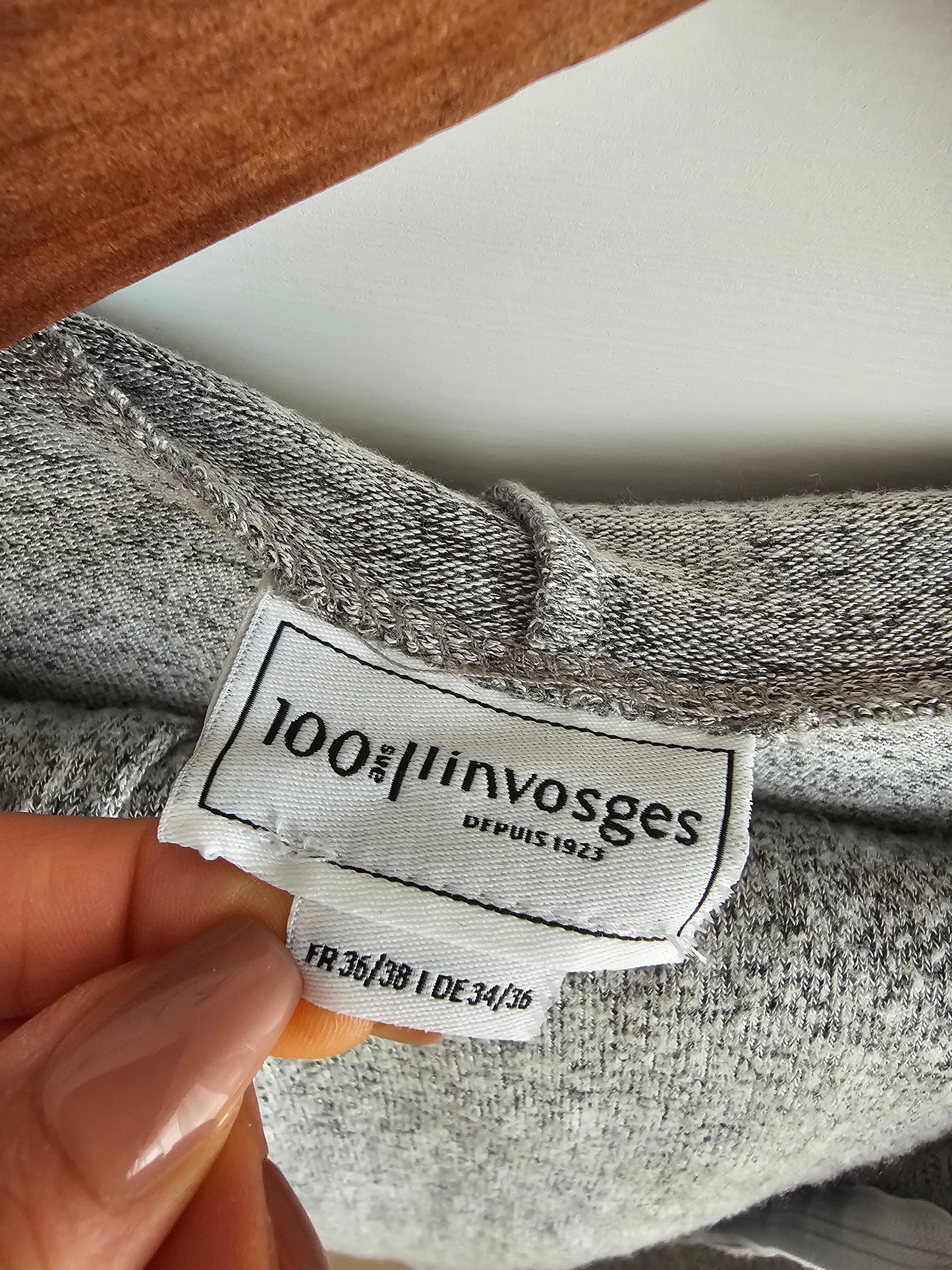 Ensemble cocooning gris chiné Linvosges - 36/38