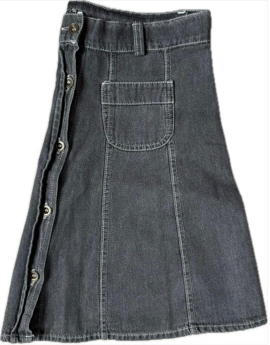 Jupe trapèze en denim gris Kookaï - 36/38