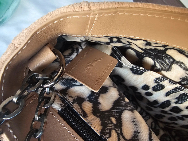 Sac Longchamp en daim