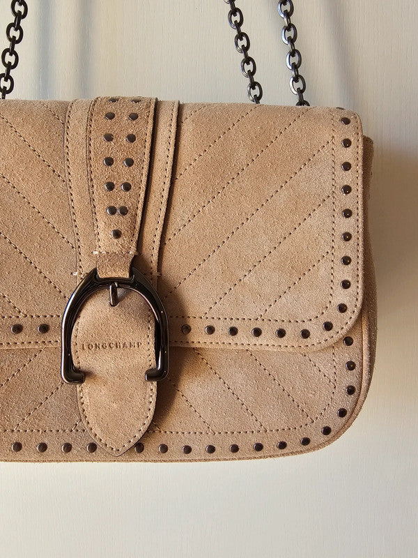 Sac Longchamp en daim