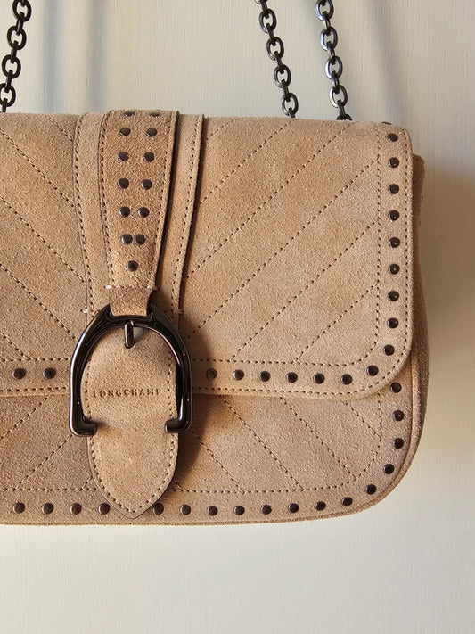 Sac Longchamp en daim