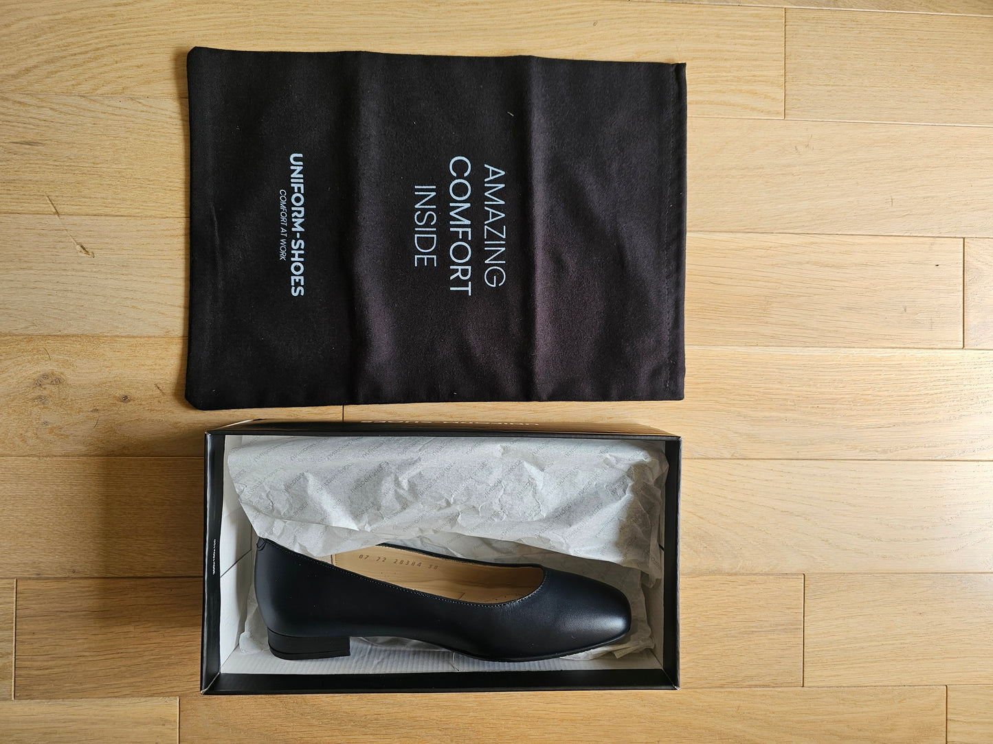 Ballerines en cuir  Uniform-Shoes - Taille 38