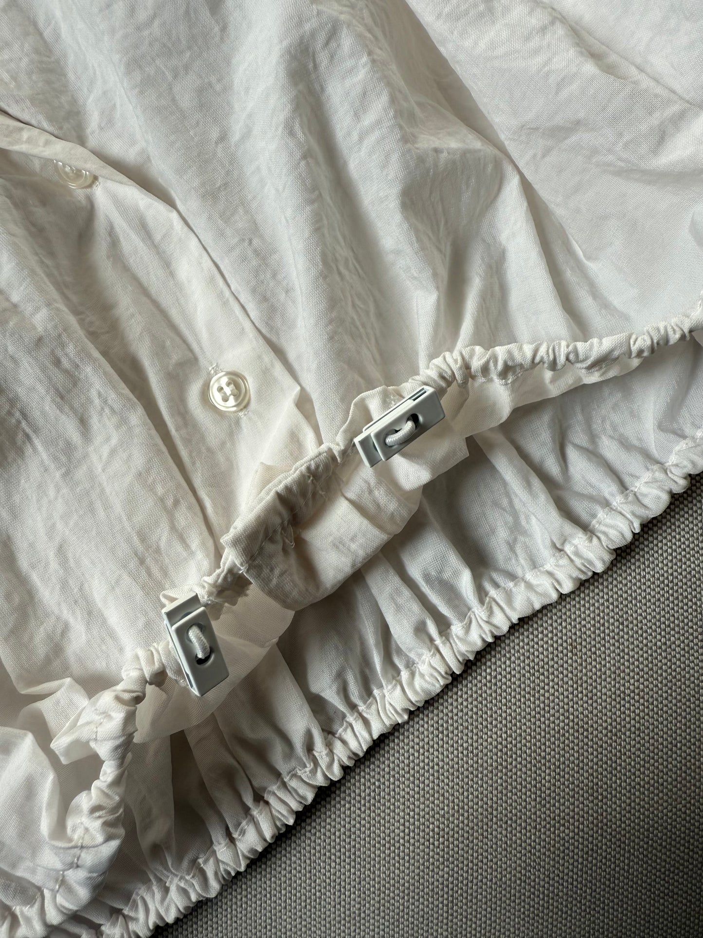 Chemise crop top blanche Zara 