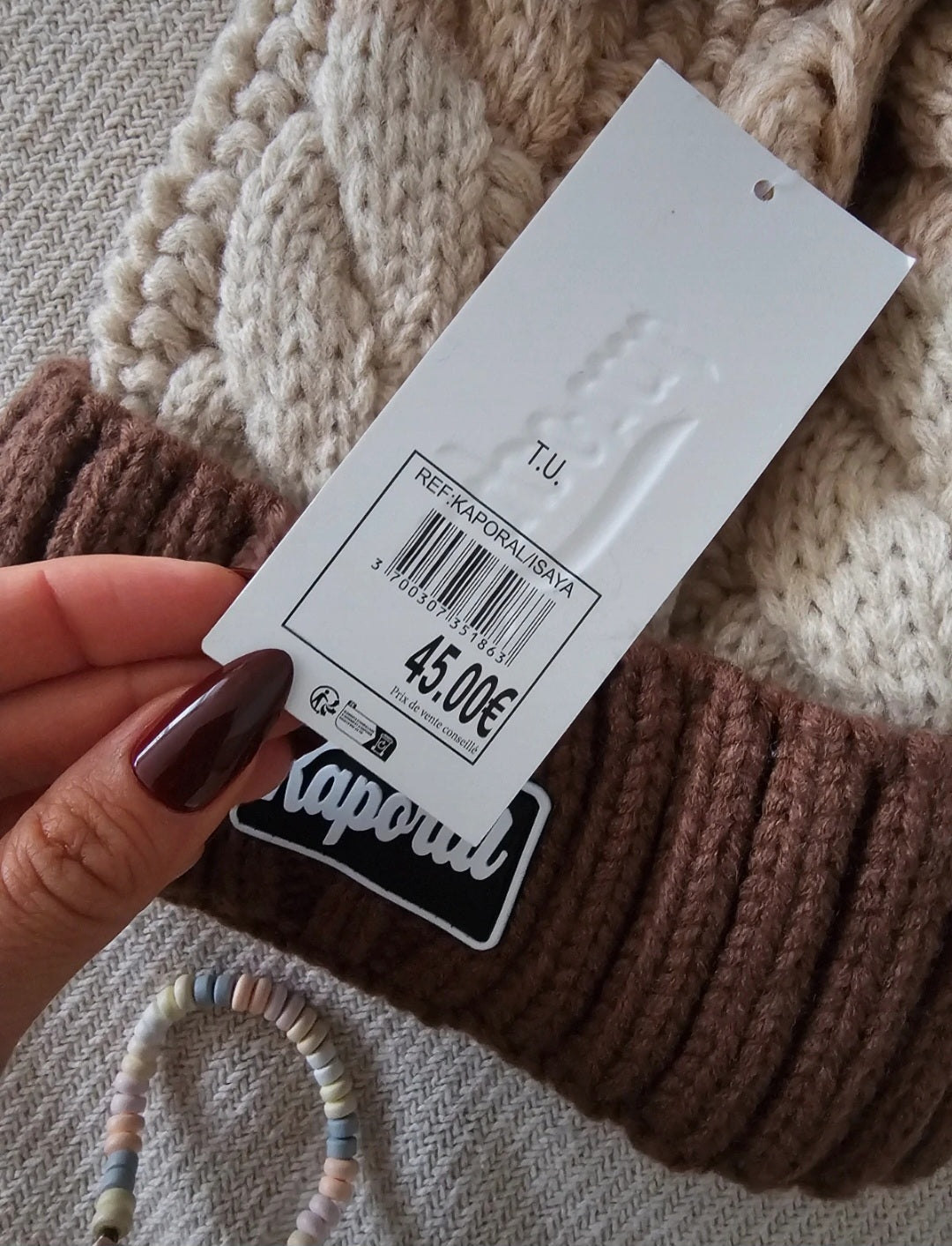 Bonnet en laine Kaporal - TU